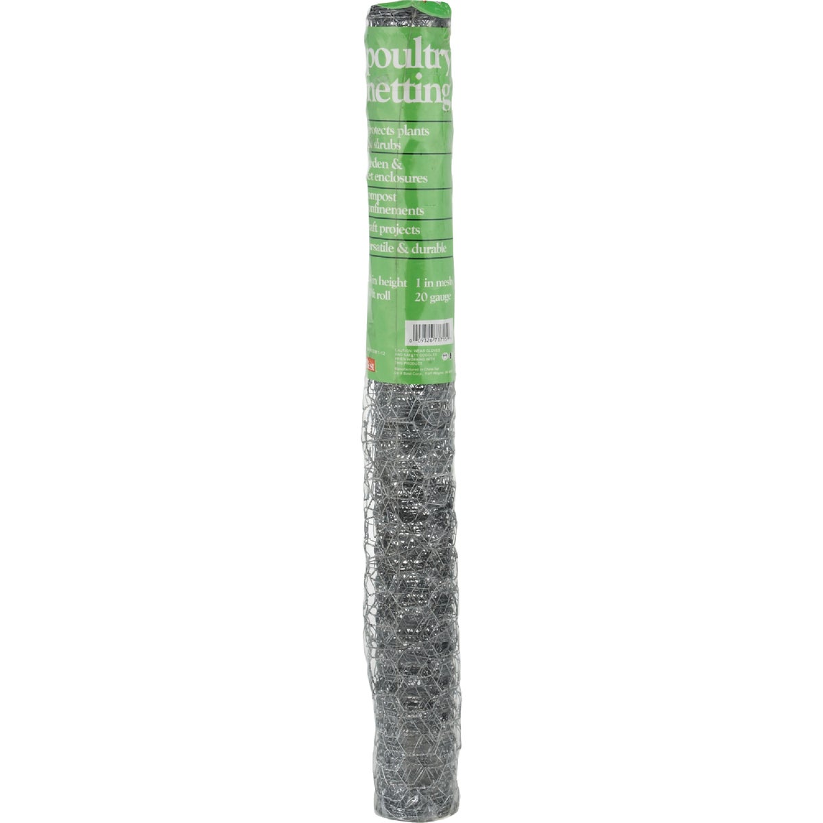 Agway 1 In. x 24 In. H. x 10 Ft. L. Hexagonal Wire Poultry Netting Image 2