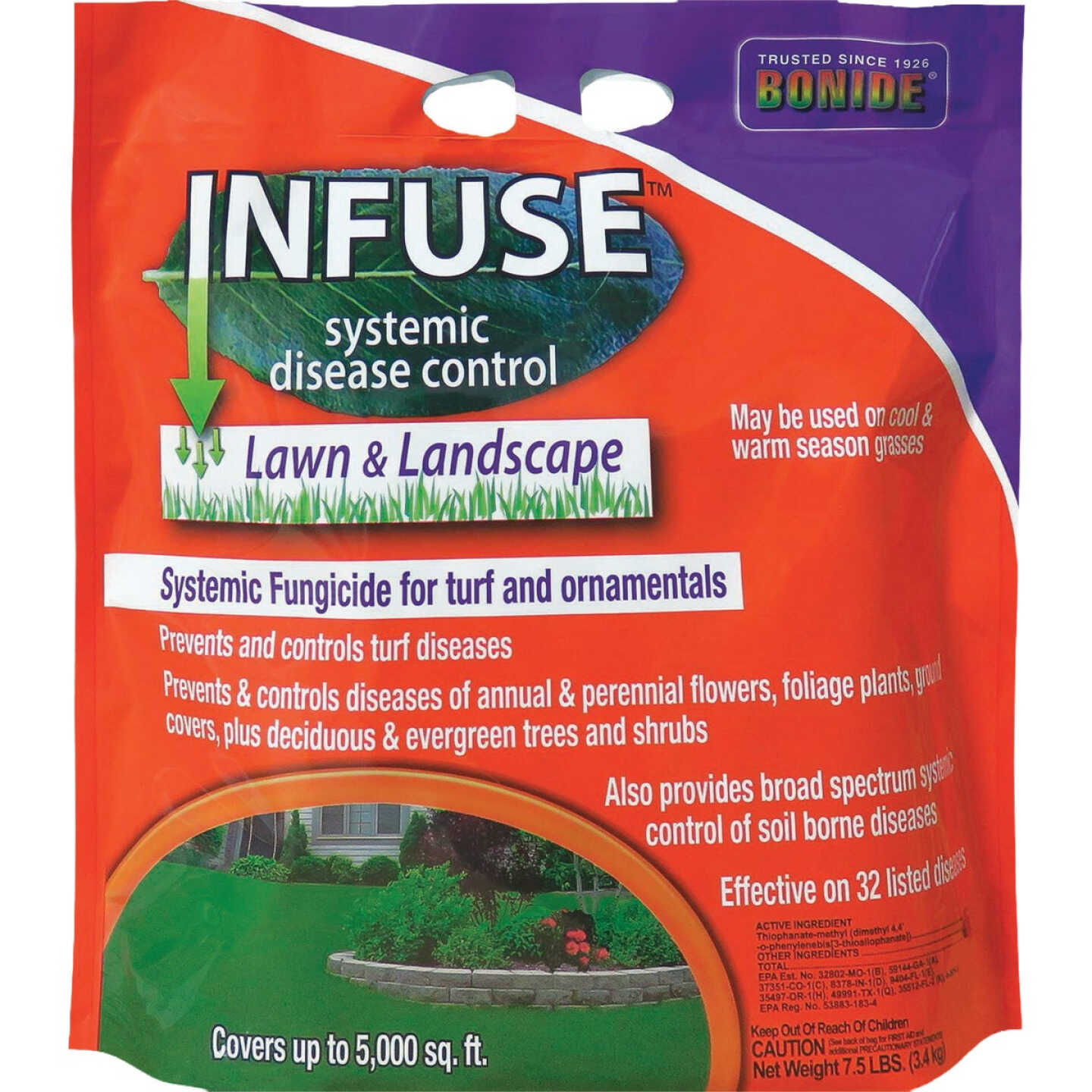 Bonide 7.5 Lb. Granules Infuse Lawn & Landscape Systemic Disease Control Image 1