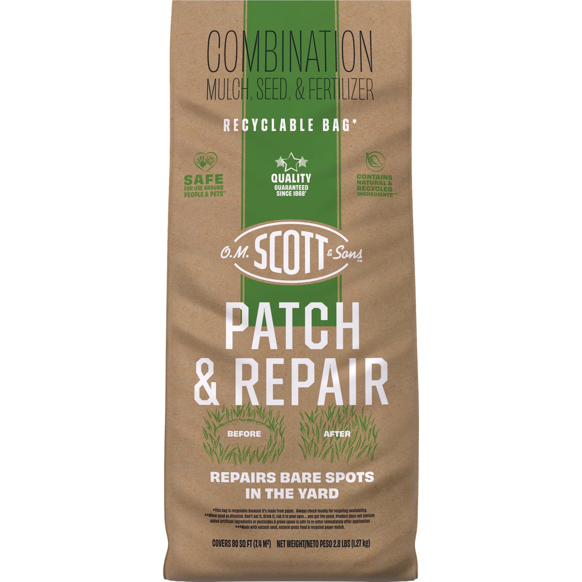 O.M.Scotts & Sons 2.8 Lb. Northern Patch & Repair Grass Seed