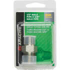 Apache 1/2 In. Male Pipe x 3/8 In. Male Pipe Hydraulic Hose Adapter Image 2