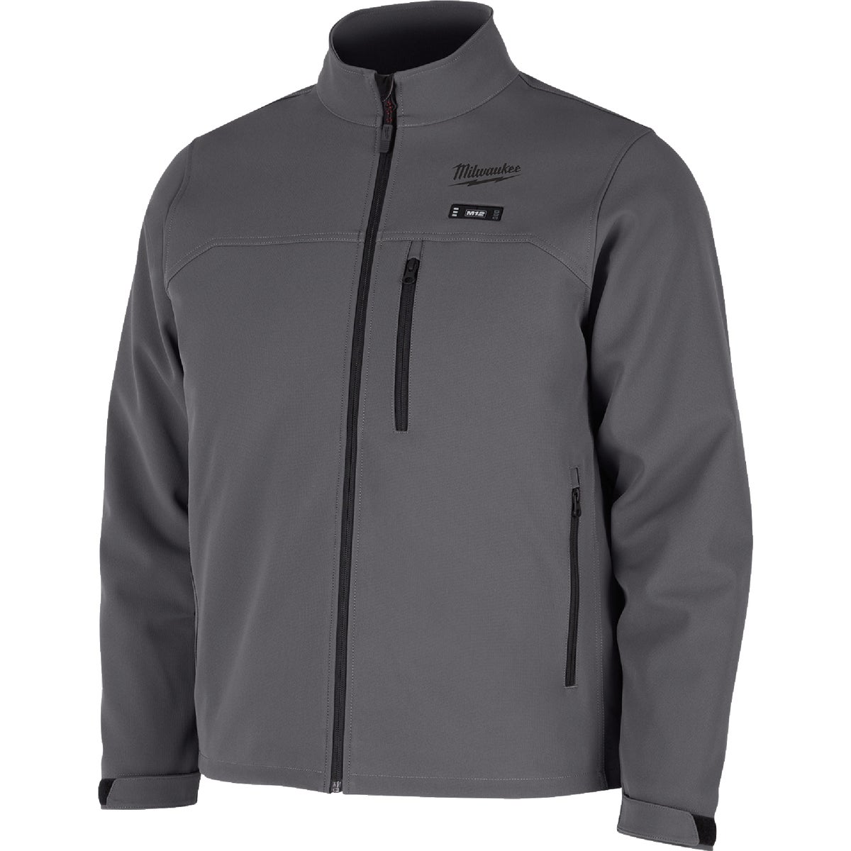 Milwaukee M12 TOUGHSHELL Men's Gray Cordless Heated Jacket, XL Image 3