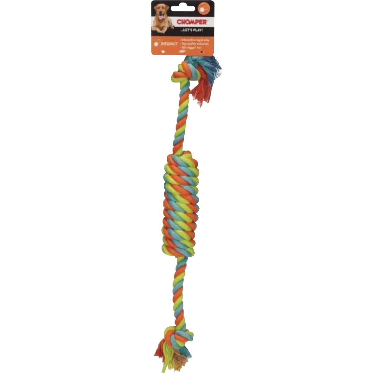 Boss Pet Chomper Rope Tugger Dog Toy Image 2