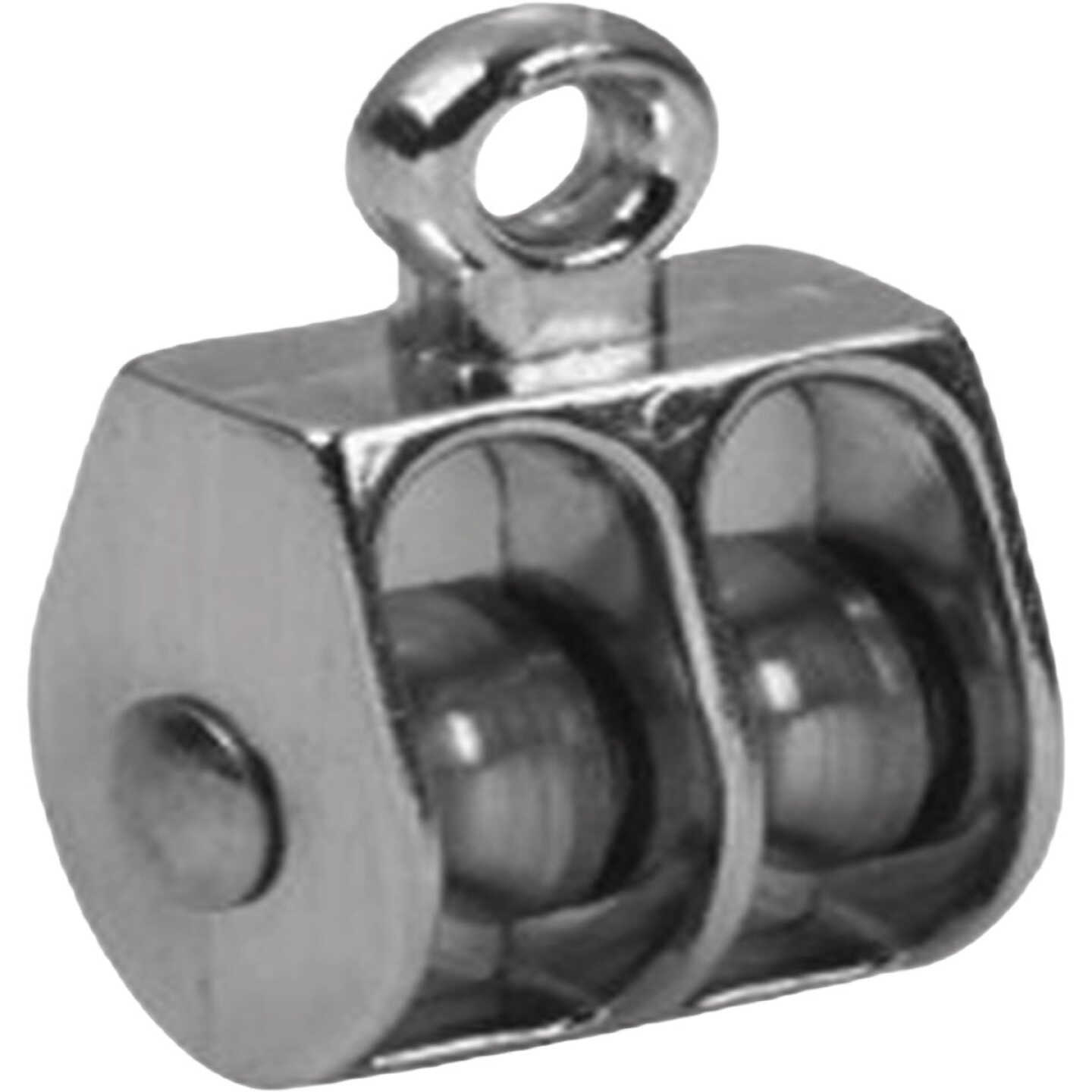 Campbell 3/4 In. Double Rigid Eye Rope Pulley Image 1