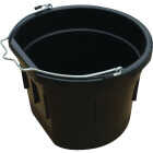 Master Rancher 8 Qt. Black Resin Flat Sided Utility Bucket Image 1