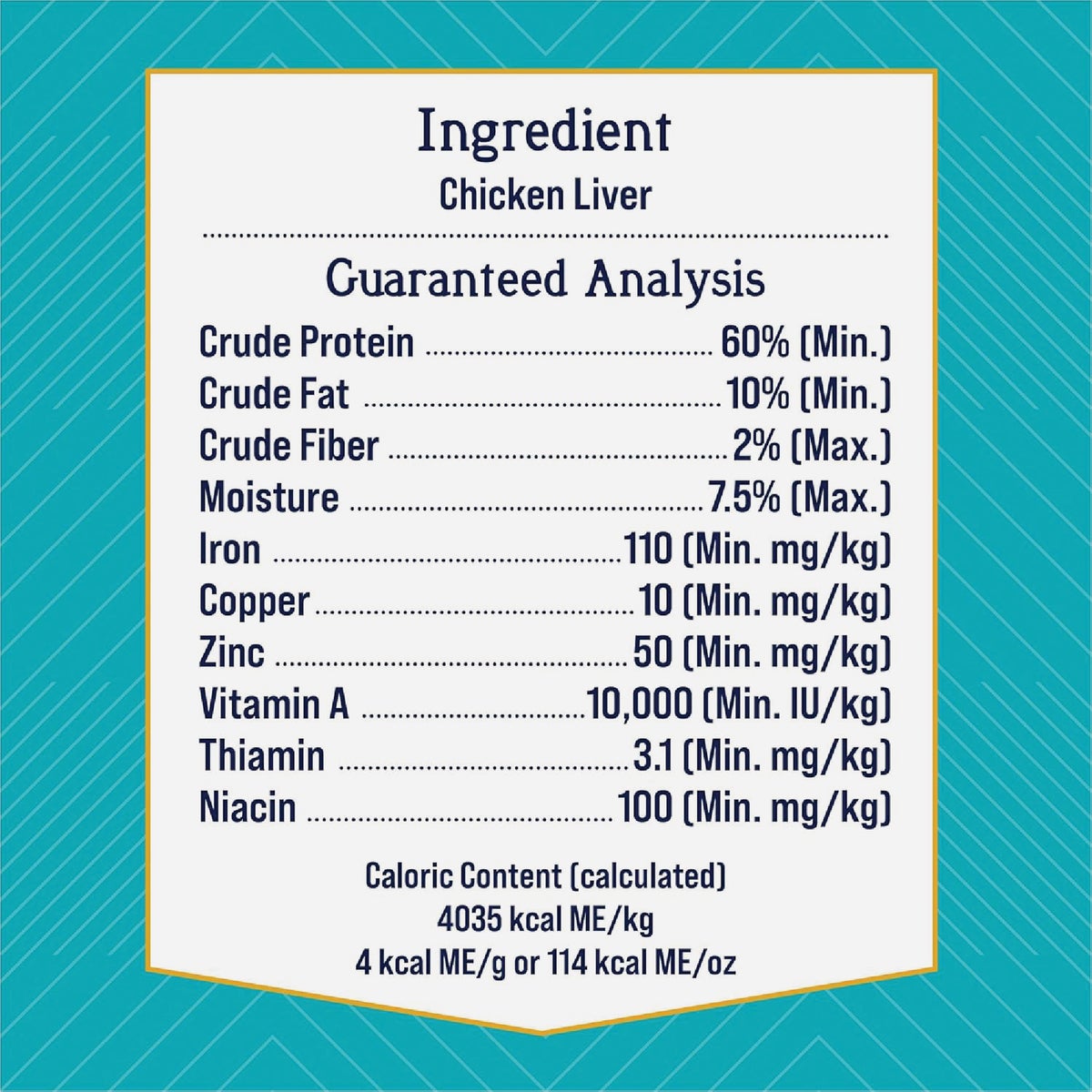 Stewart 3 Oz. Pouch Freeze-Dried Chicken Liver Dog Treat Image 2