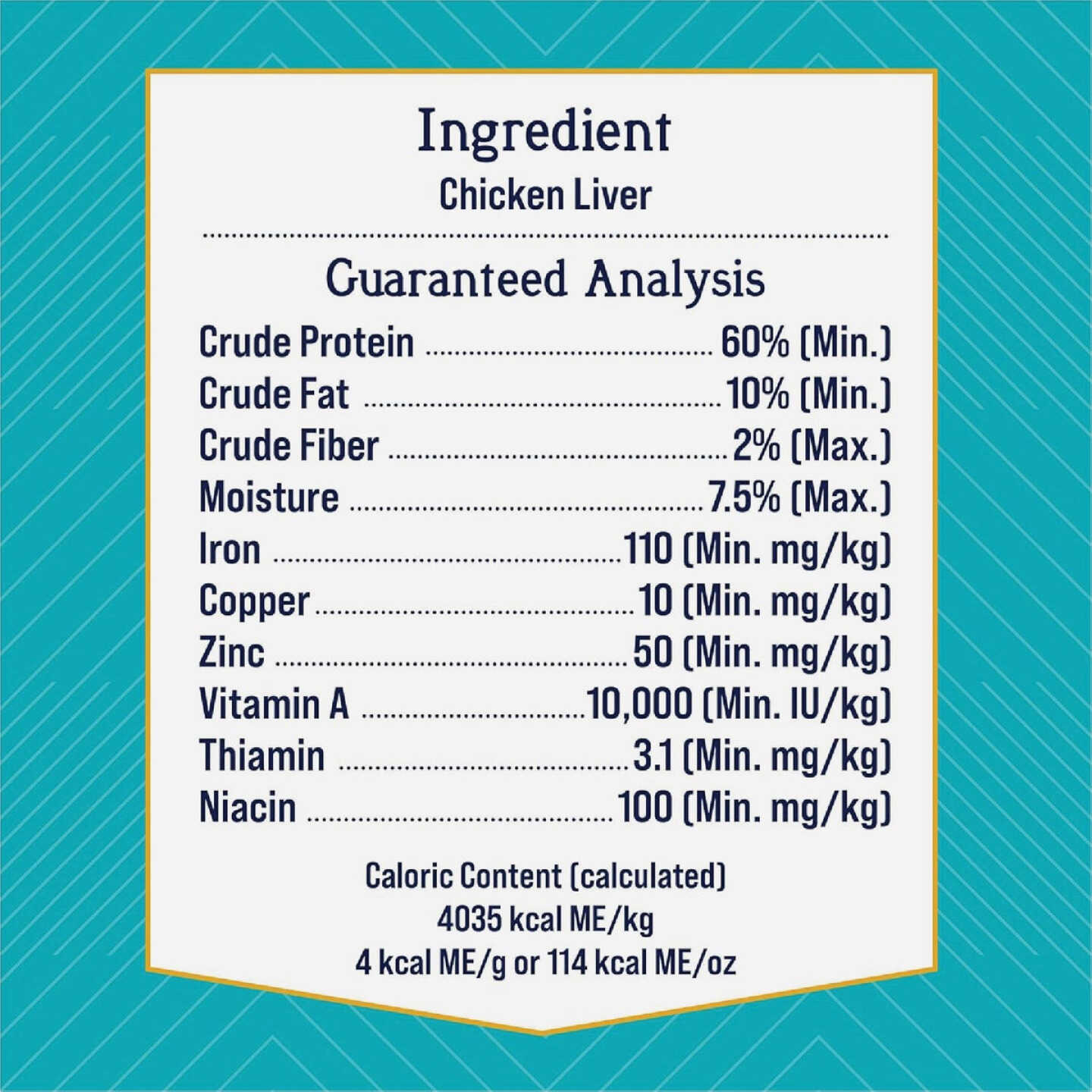 Stewart 3 Oz. Pouch Freeze-Dried Chicken Liver Dog Treat Image 2