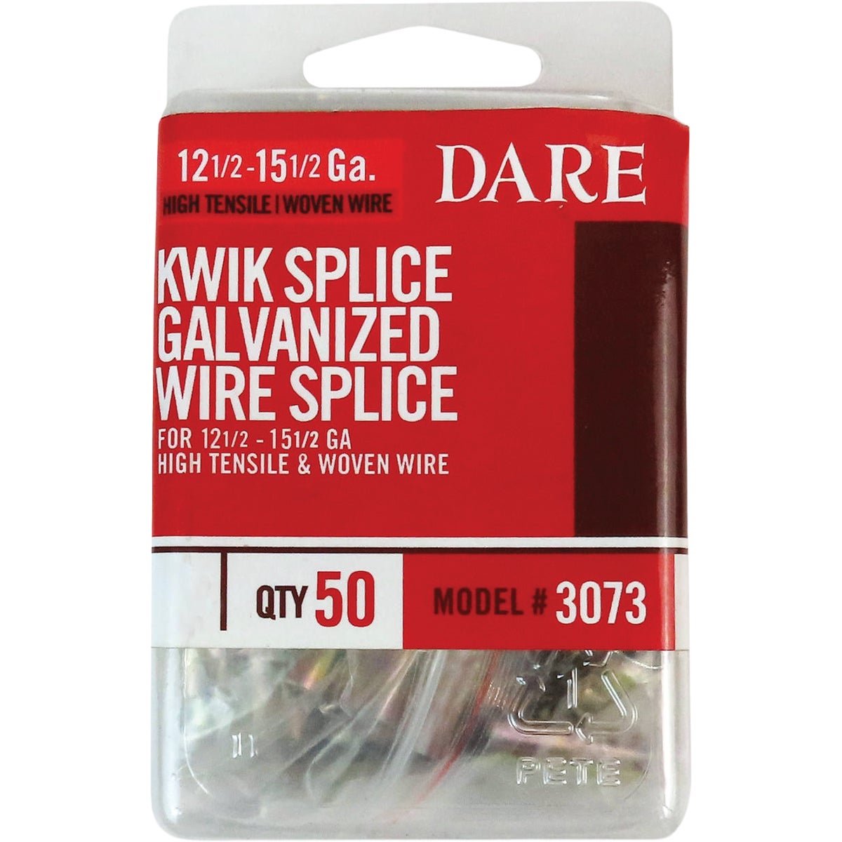 Dare Kwik Splice 15.5 Ga. Galvanized Wire Splice (50-Pack) Image 2