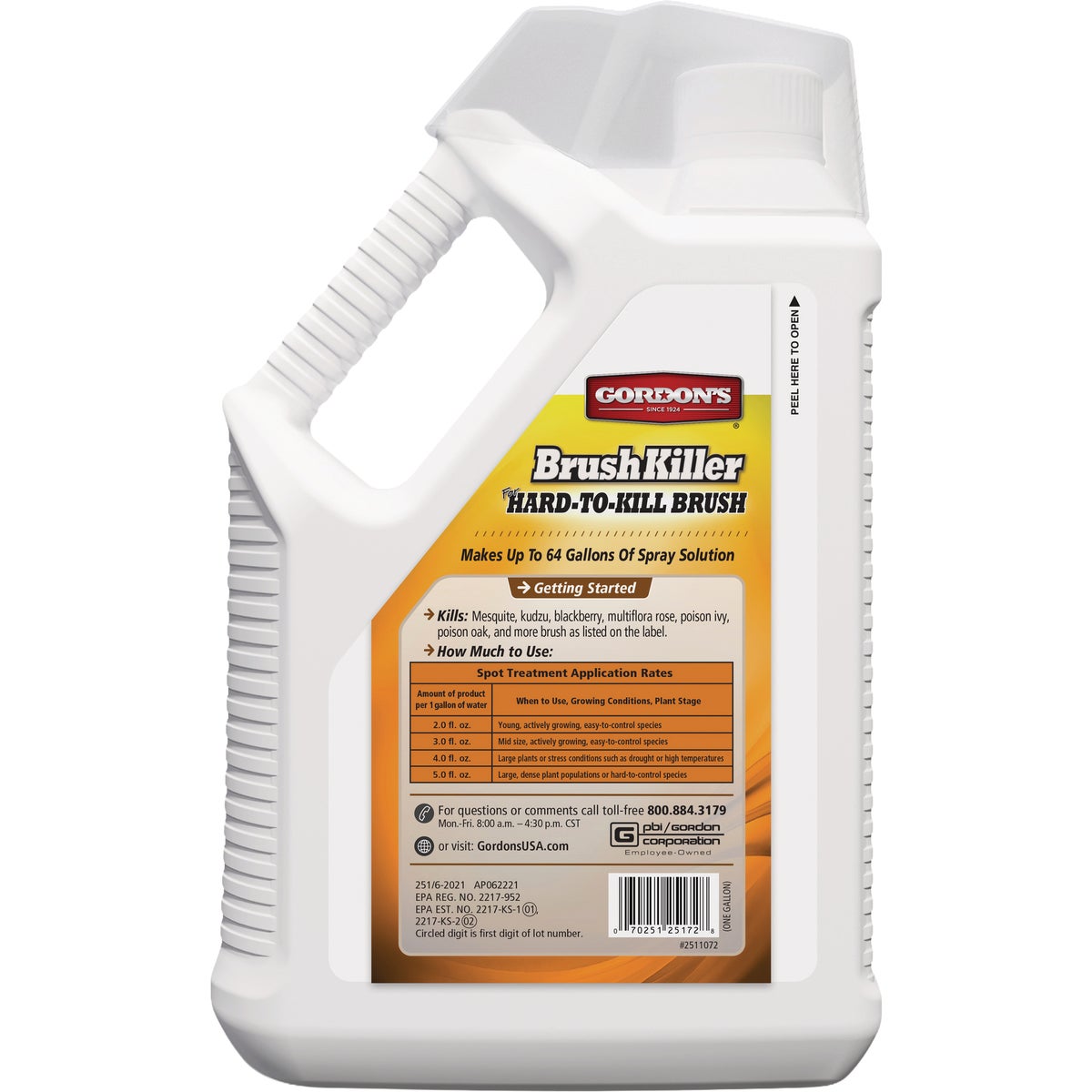 Gordon's 1 Gal. Concentrate Brush Killer for Hard-To-Kill Brush Image 3
