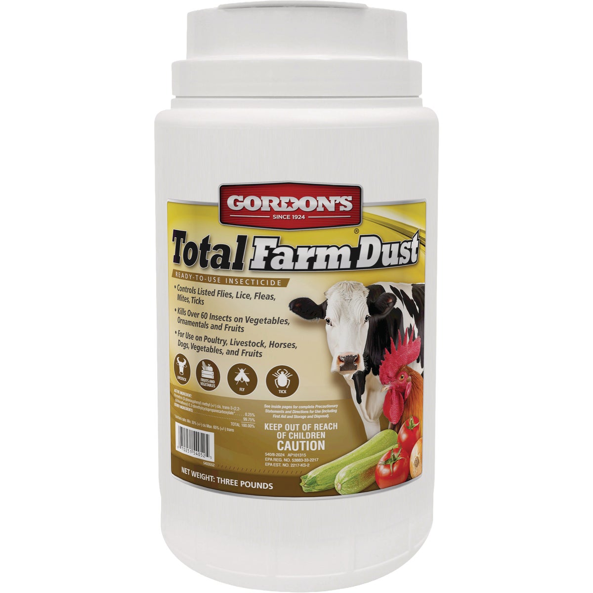 Gordon's Total Farm Dust 3 Lb. Ready To Use Insecticide