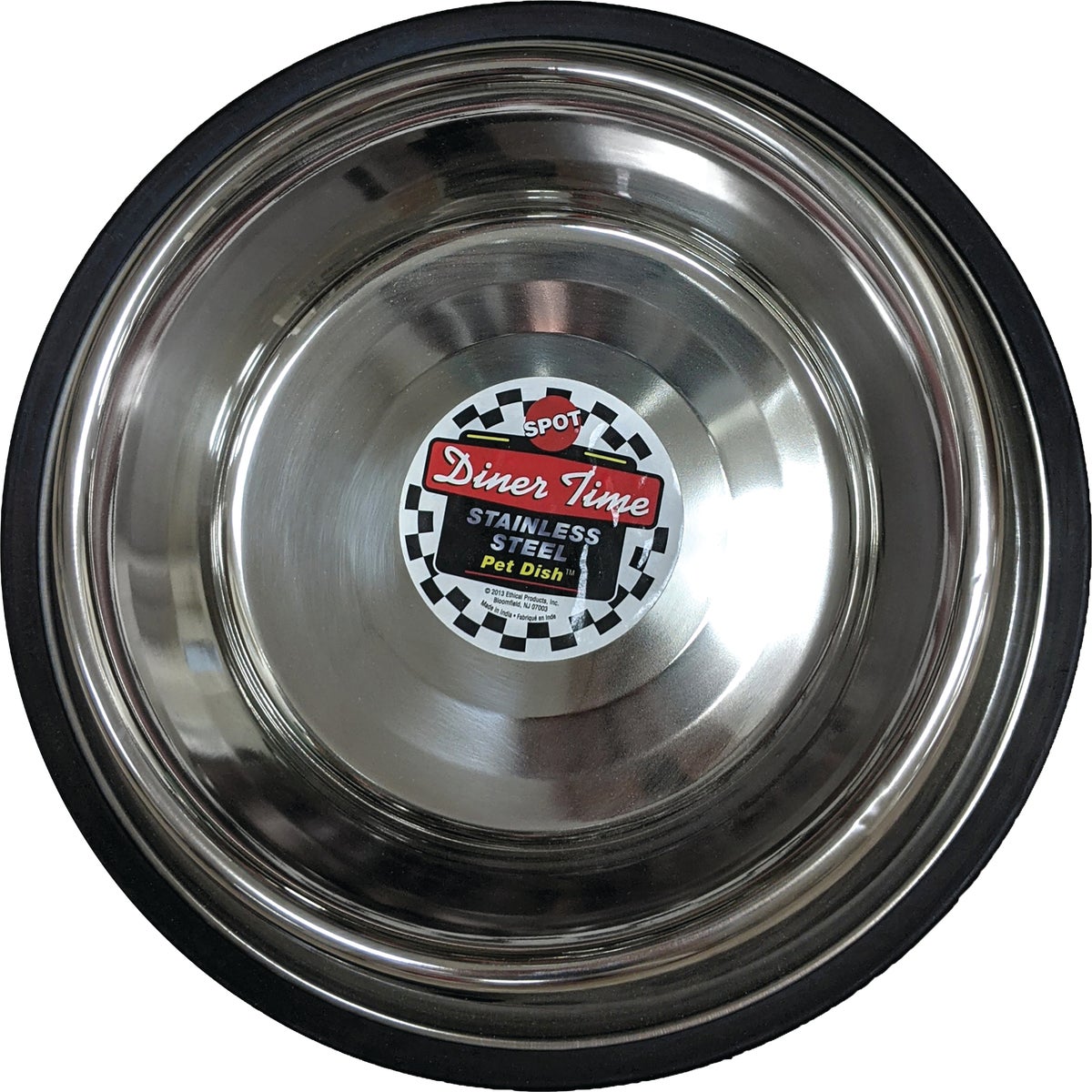 Spot 64 Oz. Mirror Finish No-Tip Stainless Steel Dog Dish