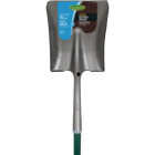 Green Thumb Steel Square Point Transfer Shovel with Fiberglass Handle Image 1