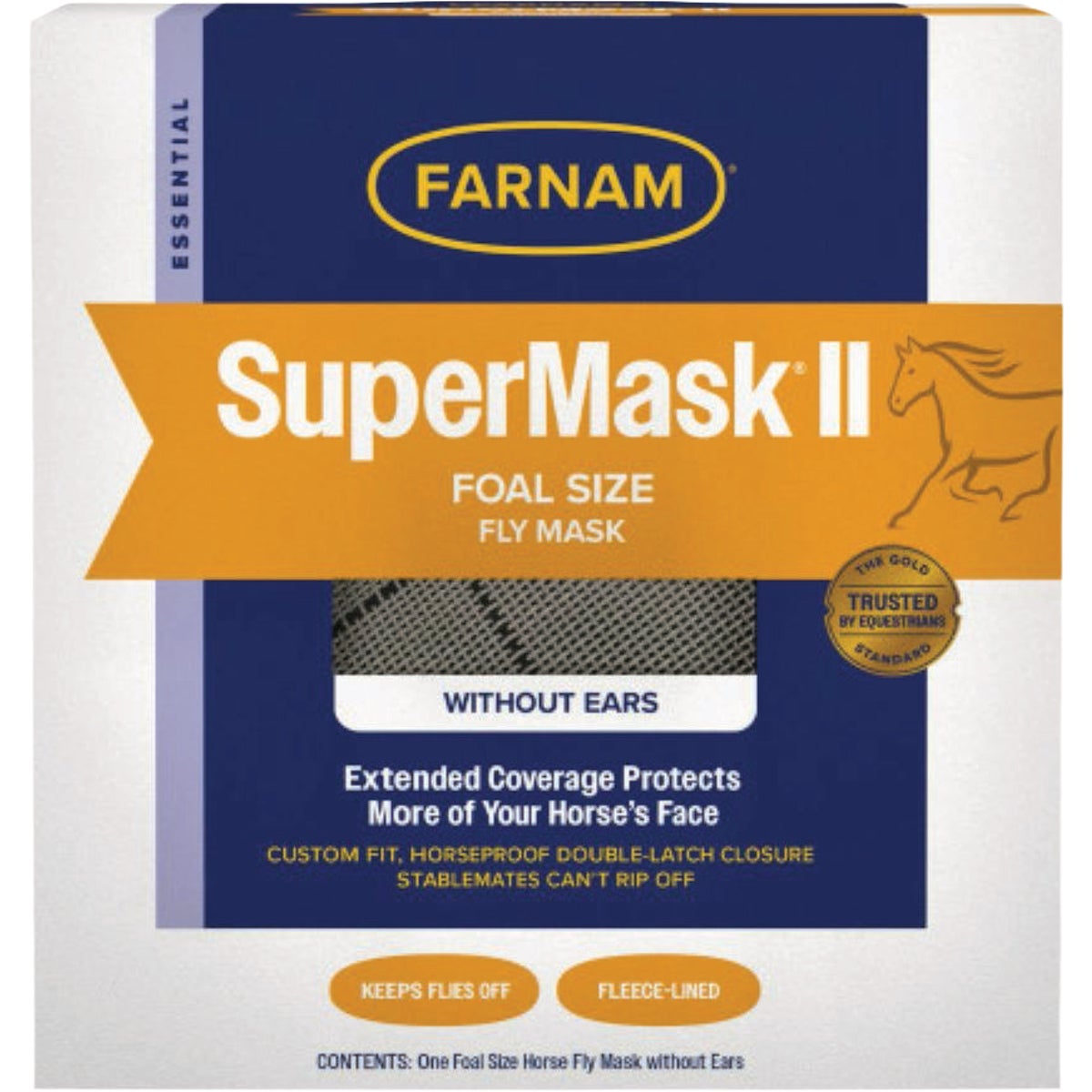 Farnam SuperMask II Classic Horse Fly Mask, for Foals
