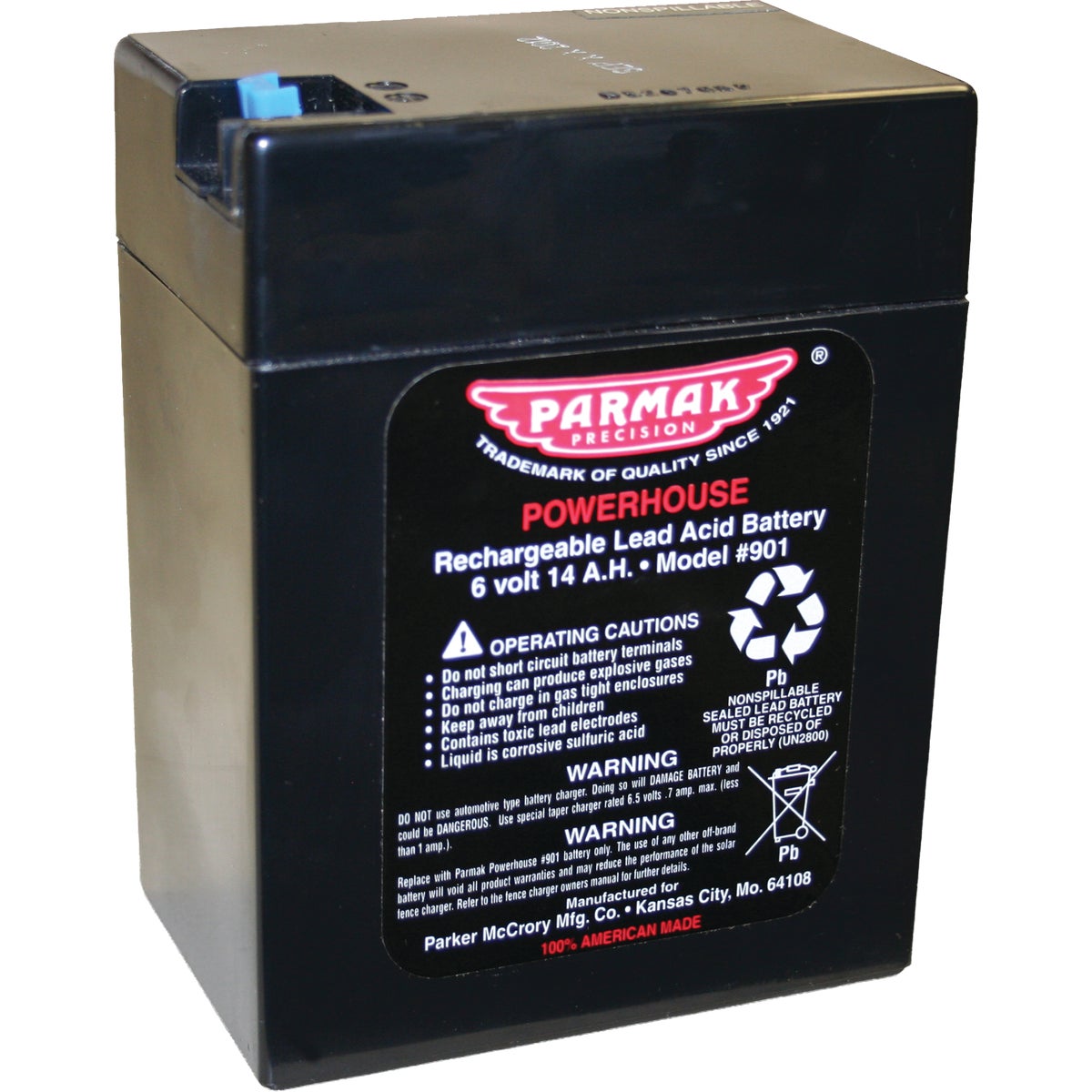 Parmak 6V Rechargeable Replacement Battery