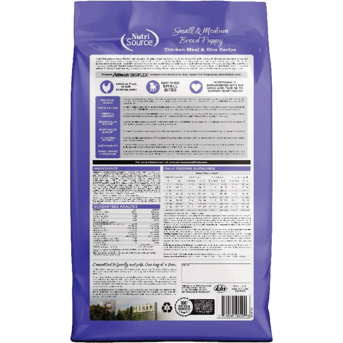 NutriSource 12 Lb. Small & Medium Breed Puppy Food Image 7