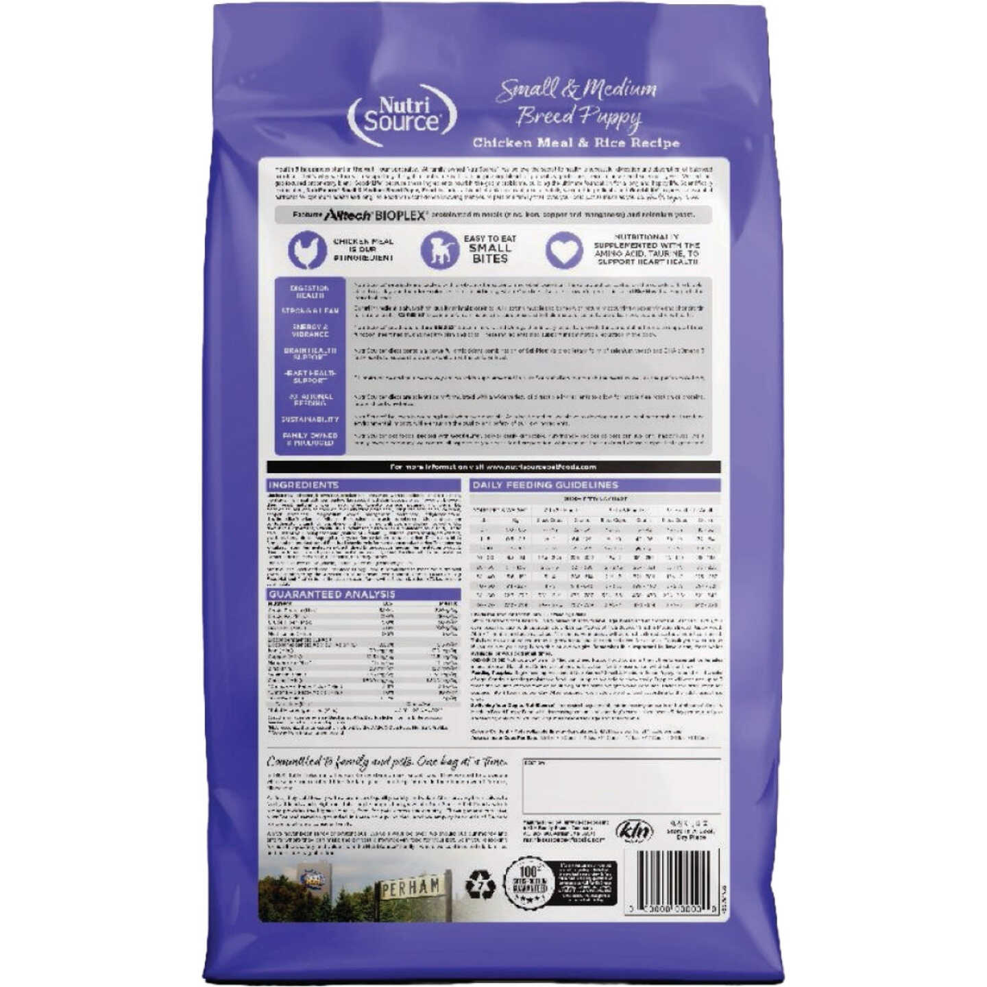 NutriSource 12 Lb. Small & Medium Breed Puppy Food Image 7