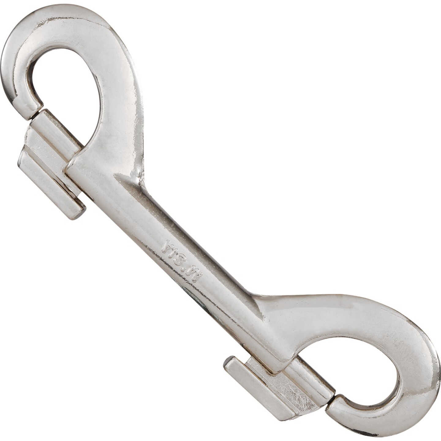 National Hardware 3-15/16 In. Stainless Steel Double Bolt Snap Image 1