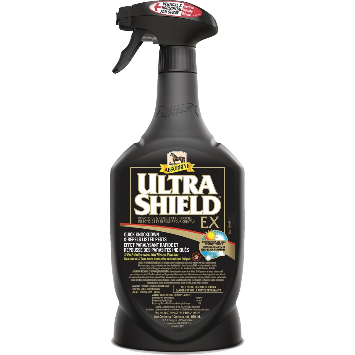 Absorbine 32 Oz. Spray UltraShield Insecticide and Repellent