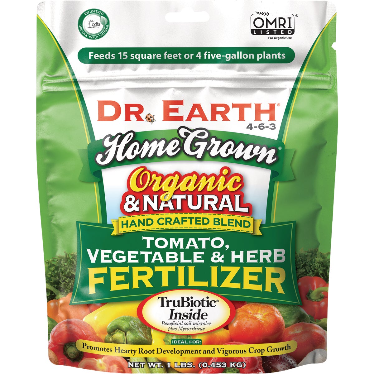 Dr. Earth 1 Lb. Home Grown Tomato/Vegetable/Herb Fertilizer