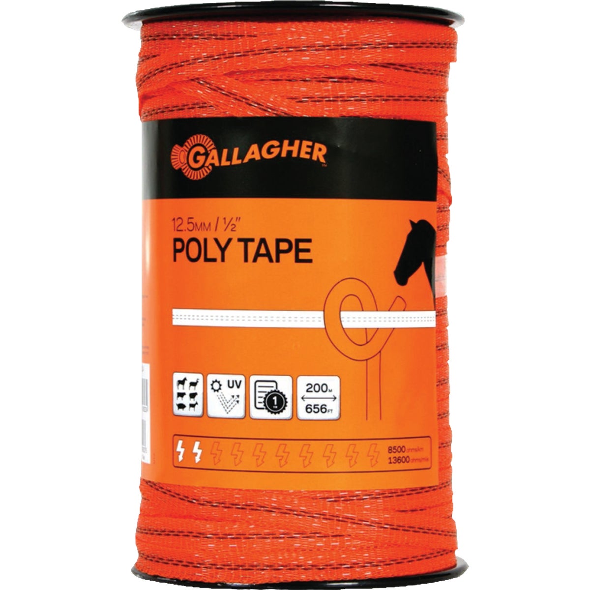 Gallagher 656 Ft. Orange Poly Tape