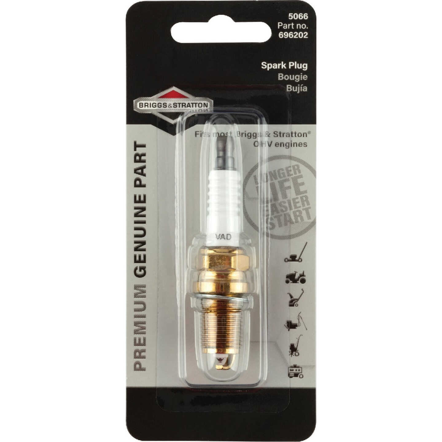 Briggs & Stratton Platinum Spark Plug Image 1