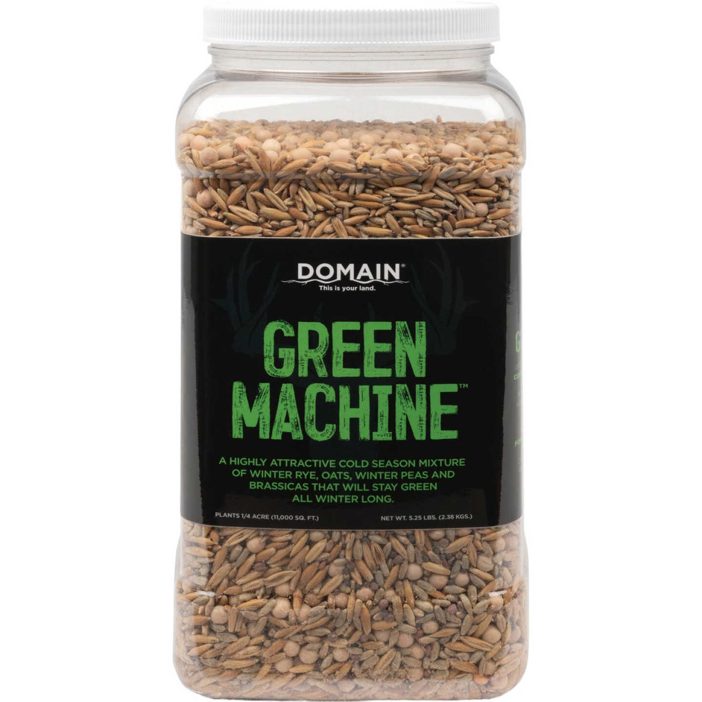 Domain Green Machine 5.25 Lb. 1/4 Acre Food Plot Seed Image 1