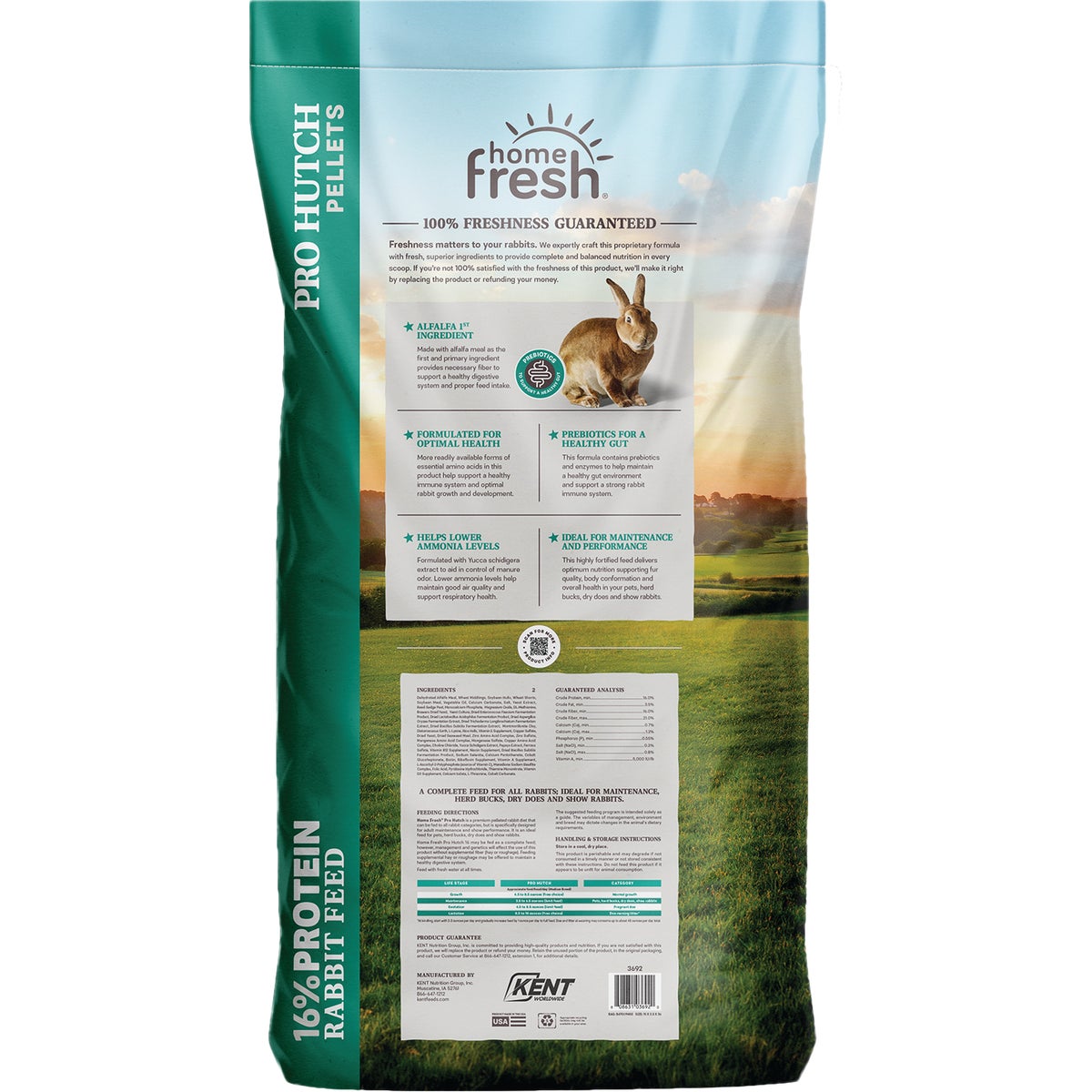 Kent Home Fresh Pro Hutch 16 50 Lb. Rabbit Feed Image 7