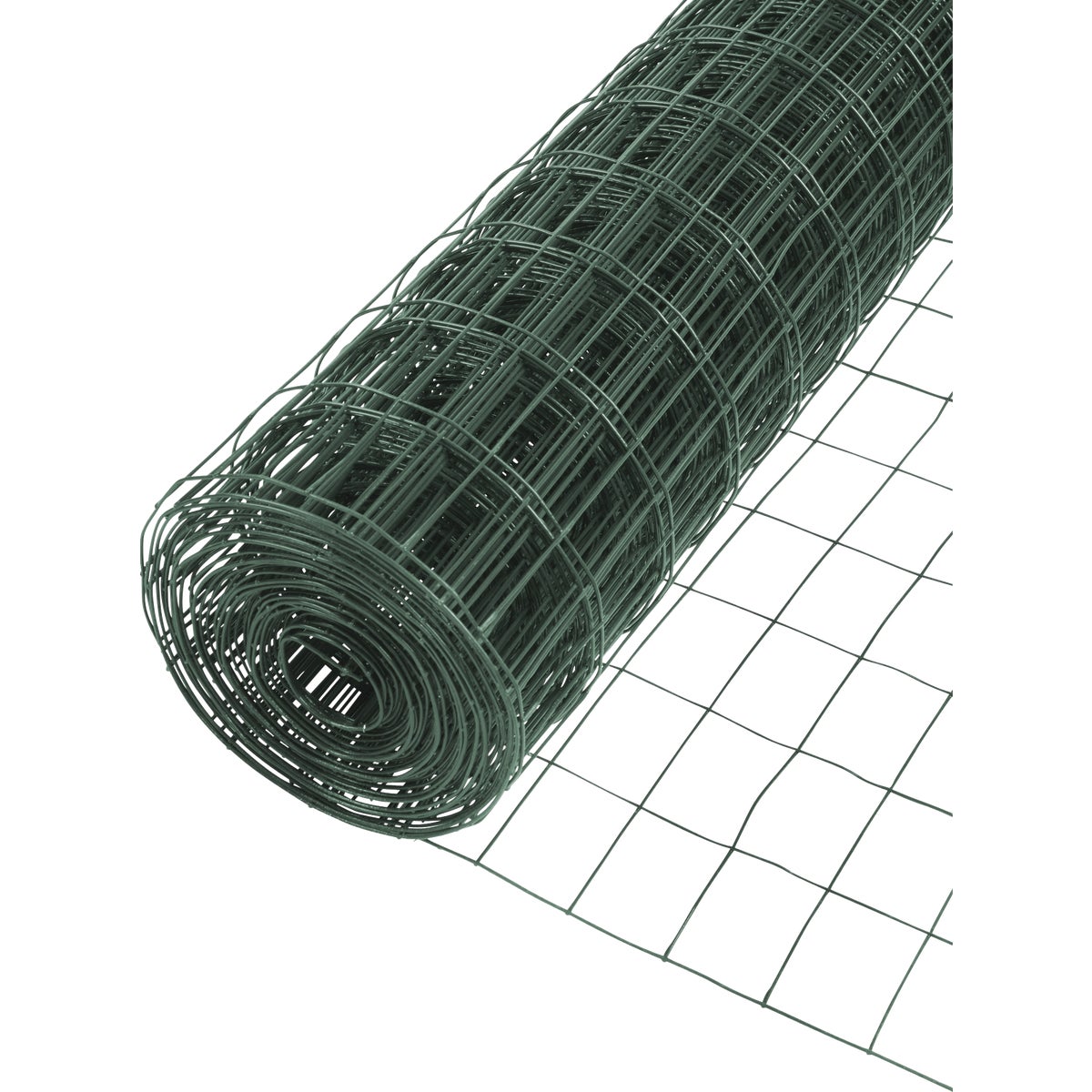 Agway 4 Ft. x 50 Ft. 14-Gauge Vinyl Green 3 In. x 2 In. Mesh Welded Wire