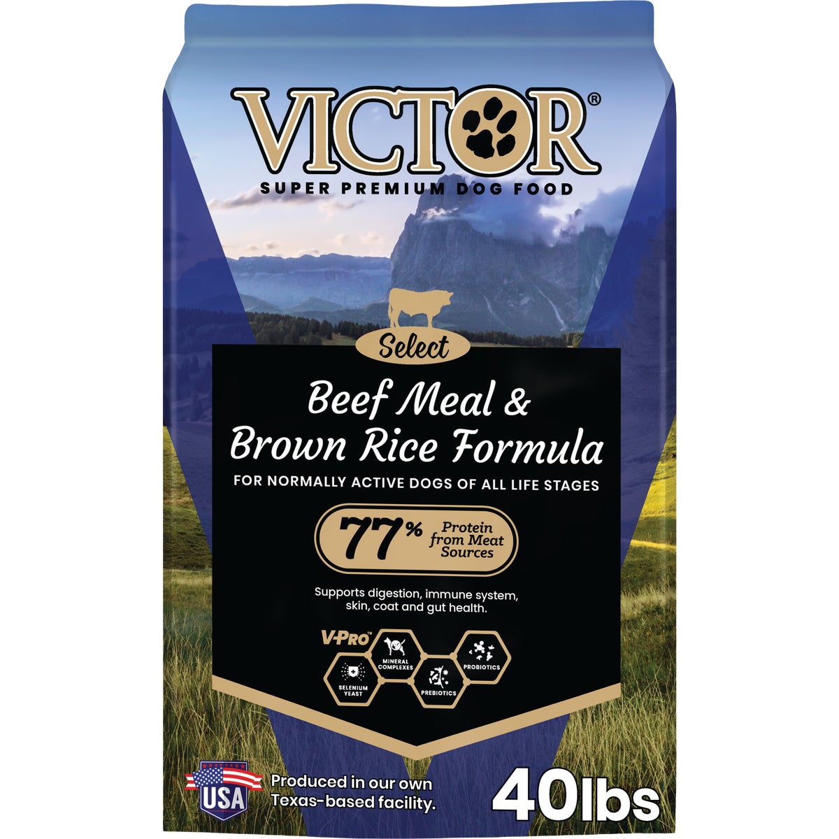 Victor 40 Lb. Select Beef & Rice Dry Dog Food