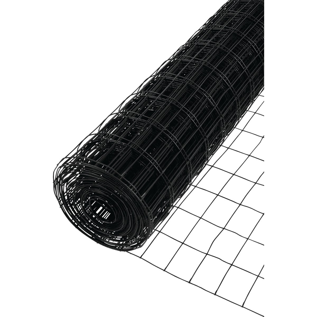 Agway 3 Ft. x 50 Ft. Black Vinyl Welded Wire 14-Gauge 3 In. x 2 In. Mesh