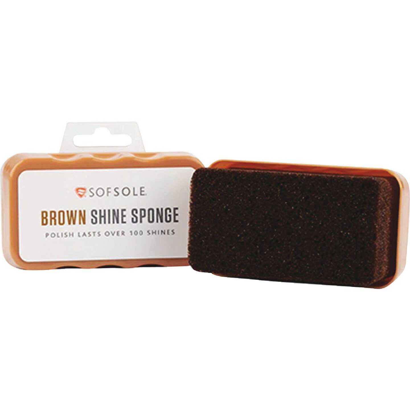Sofsole Brown Shine Sponge Image 2