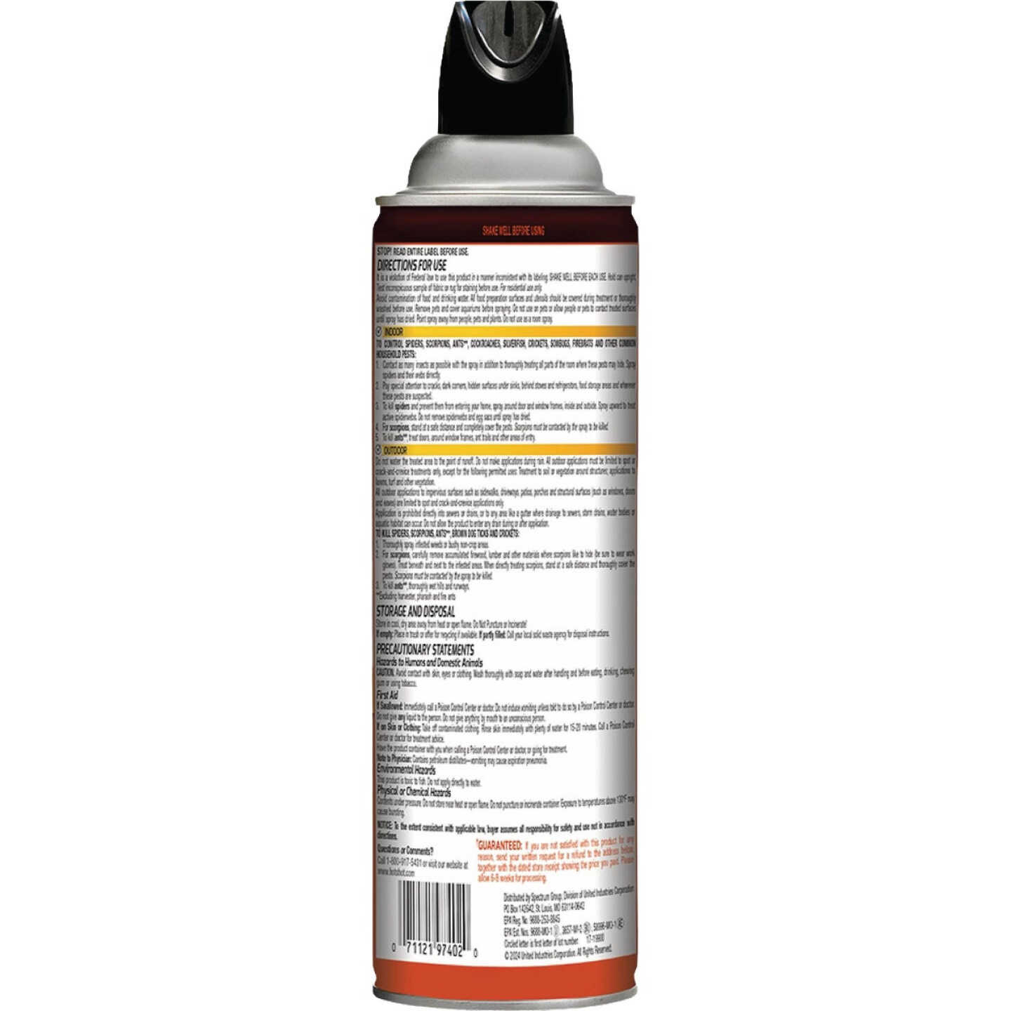 Hot Shot 16 Oz. Aerosol Spray Spider & Scorpion Killer Image 4
