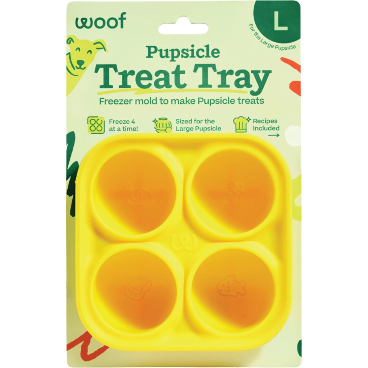 Woof Pupsicle Large Treat Tray Image 1
