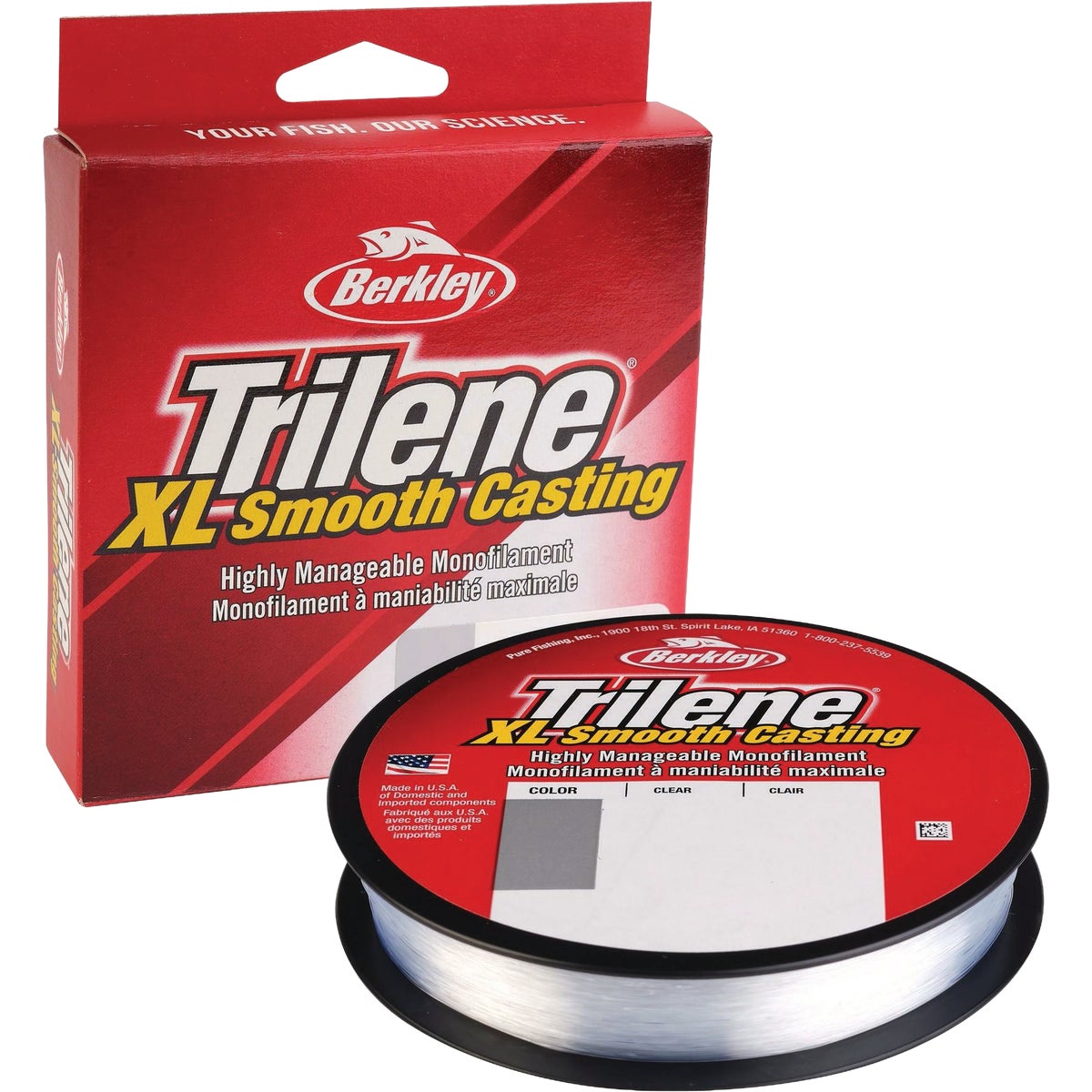 Berkley Trilene XL 10 Lb. 300 Yd. Clear Monofilament Fishing Line