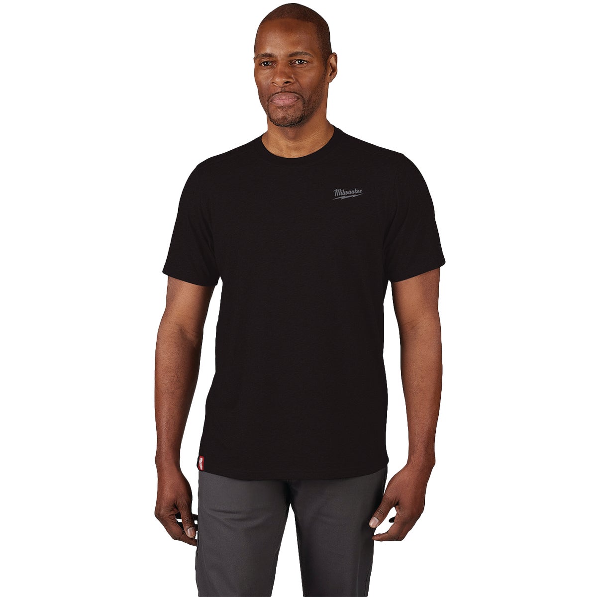 Milwaukee FREEFLEX Men's Medium Black Hybrid Short Sleeve Work Shirt Image 1