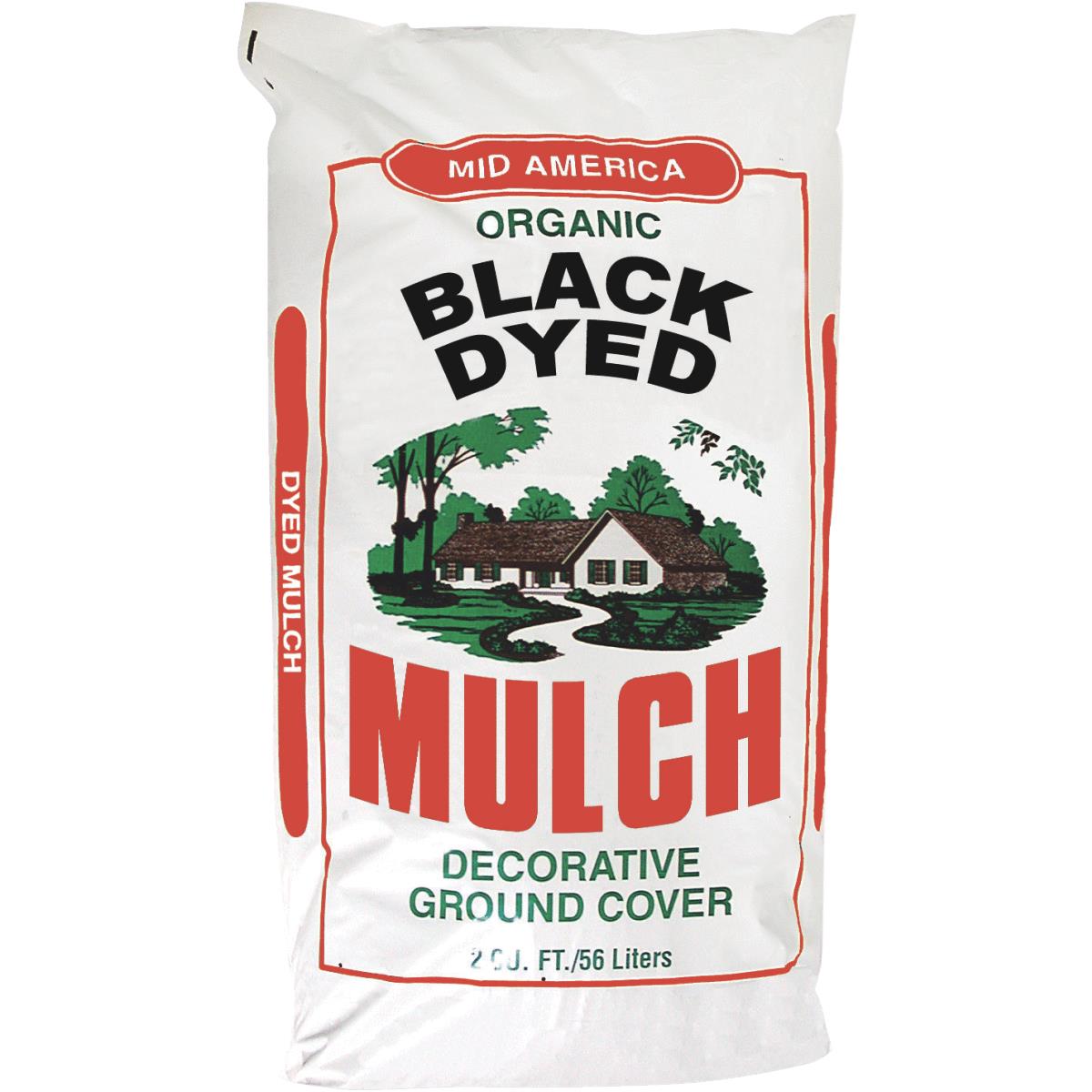 2CF BLACK SHREDDED MULCH