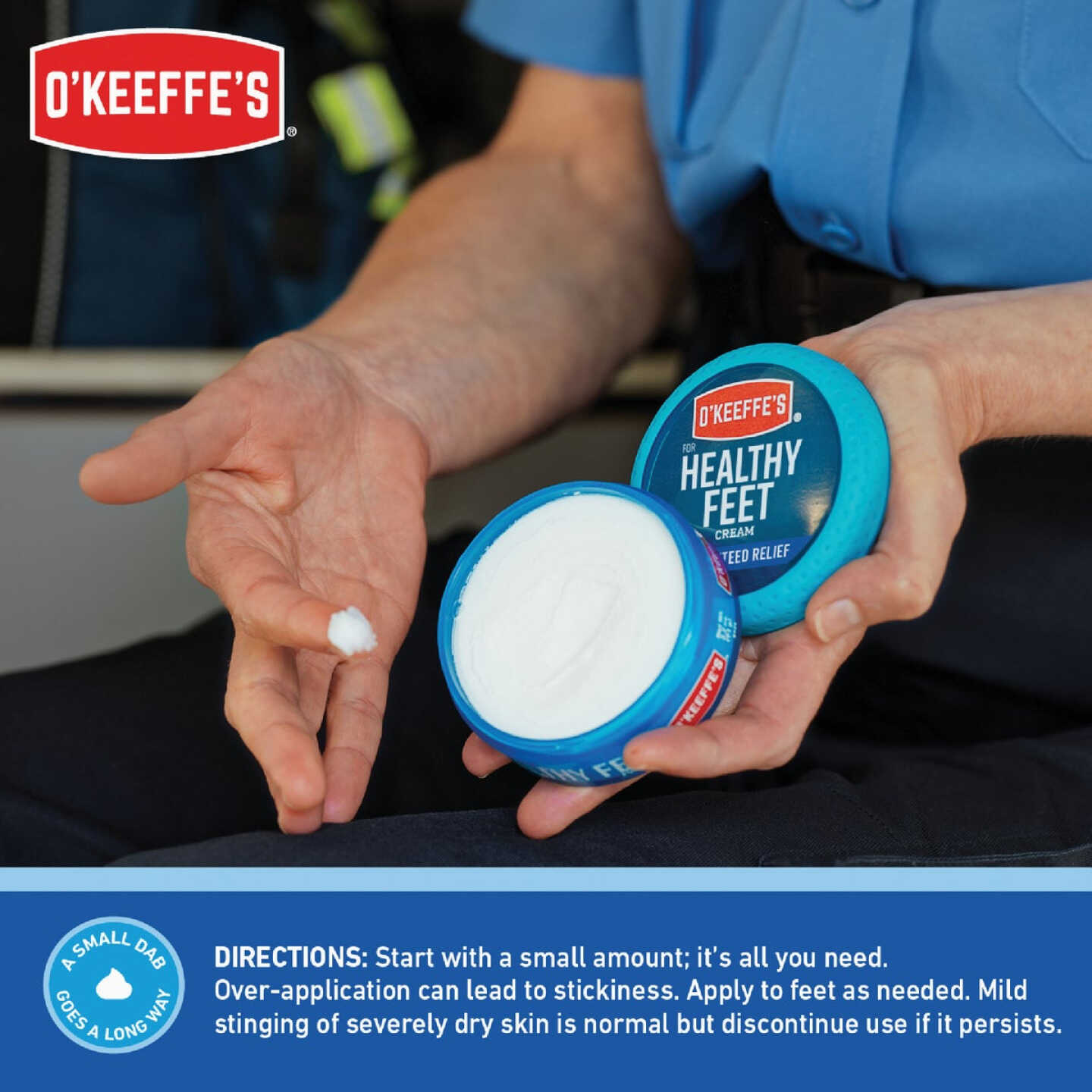 O'Keeffe's Healthy Feet 3.2 Oz. Jar Cream Lotion Image 3