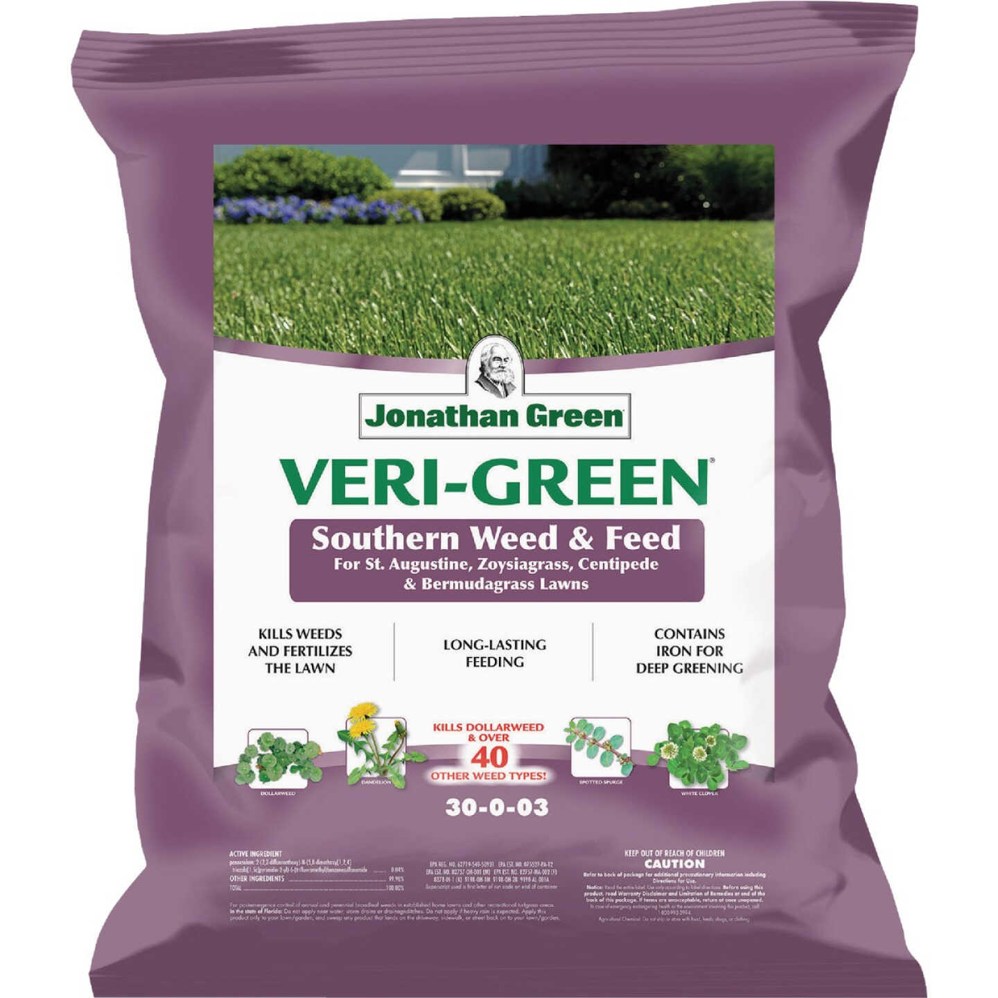 Jonathan Green Veri-Green Southern Weed & Feed 5000 Sq. Ft. Weed Killer Image 1