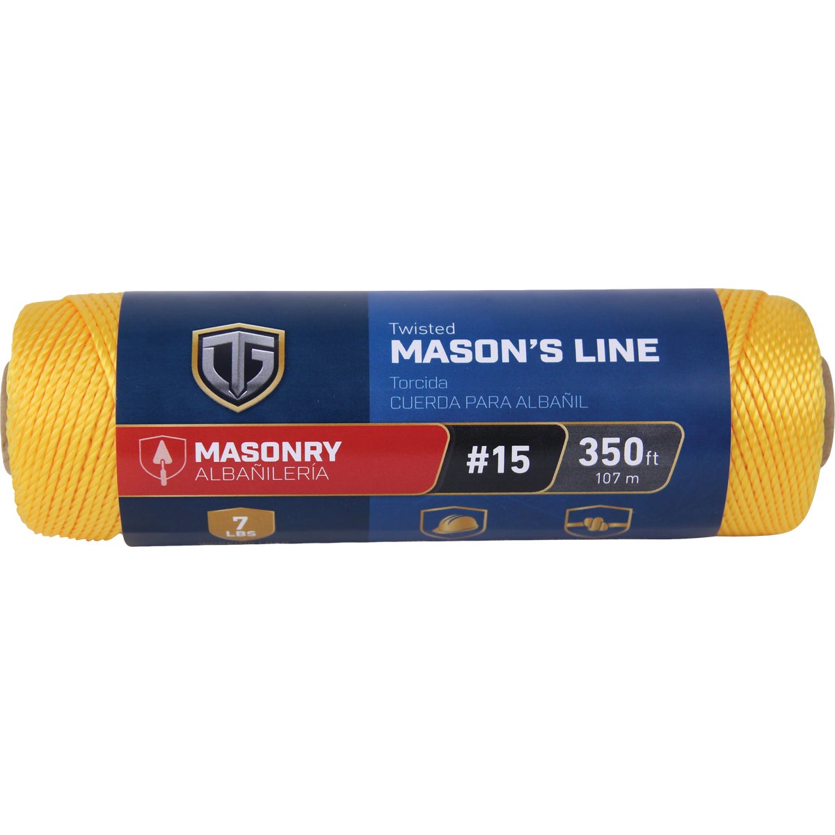 TruGuard #15 x 350 Ft. Gold Twisted Polypropylene Mason's Line