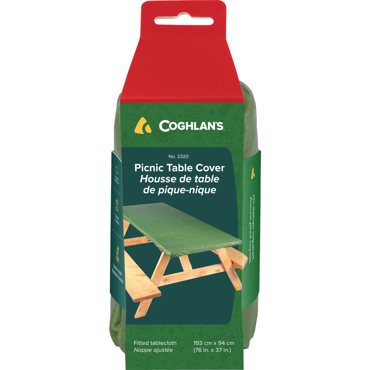Coghlans 37 In. x 76 In. Picnic Tablecloth