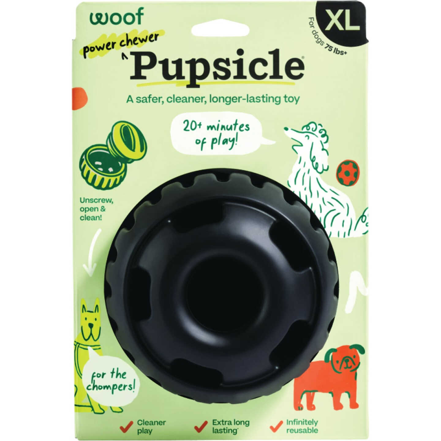 Woof Pupsicle Power Chewer XL Dog Toy Image 1