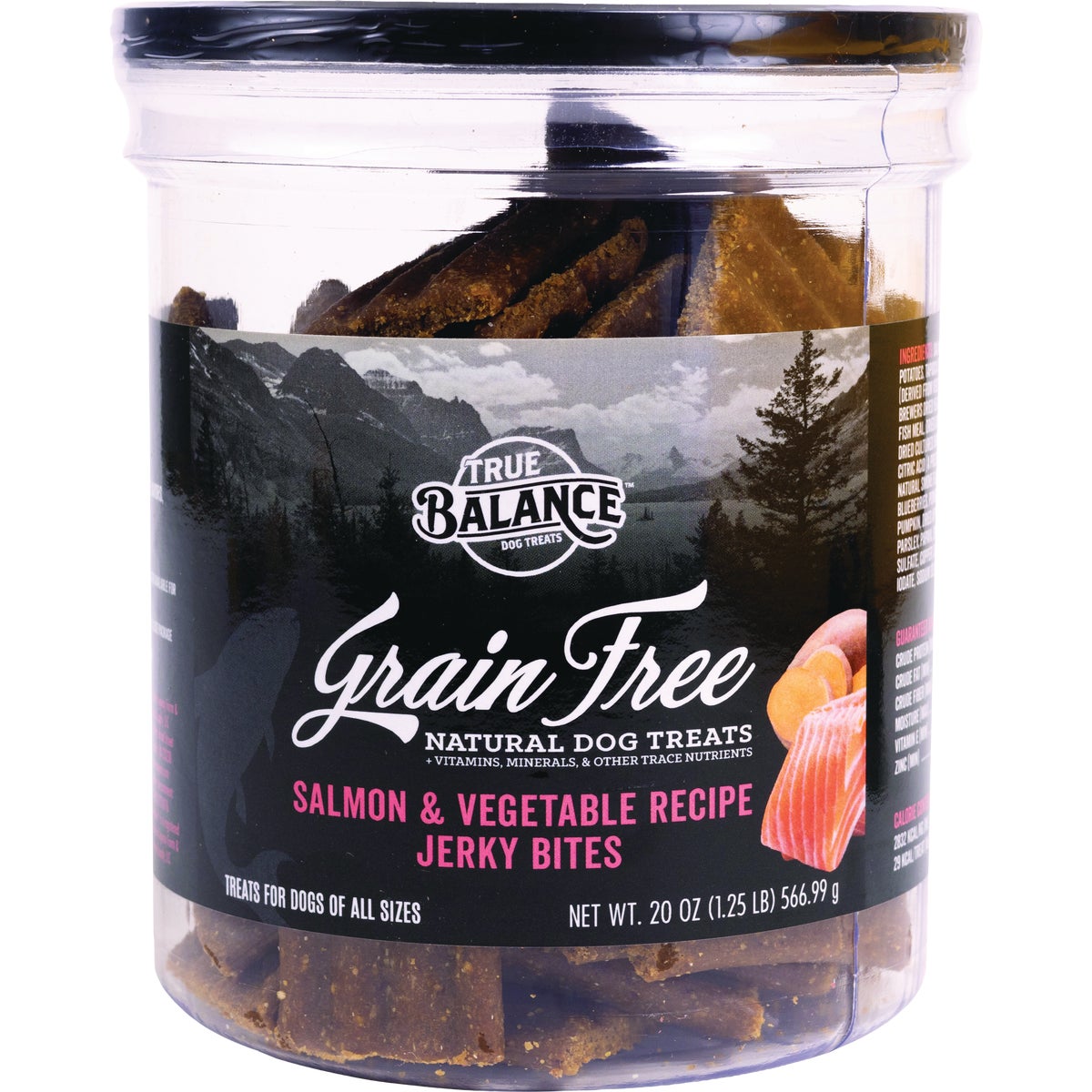 True Balance 20 Oz. Salmon & Vegetable Grain-Free Jerky Bites Dog Treats