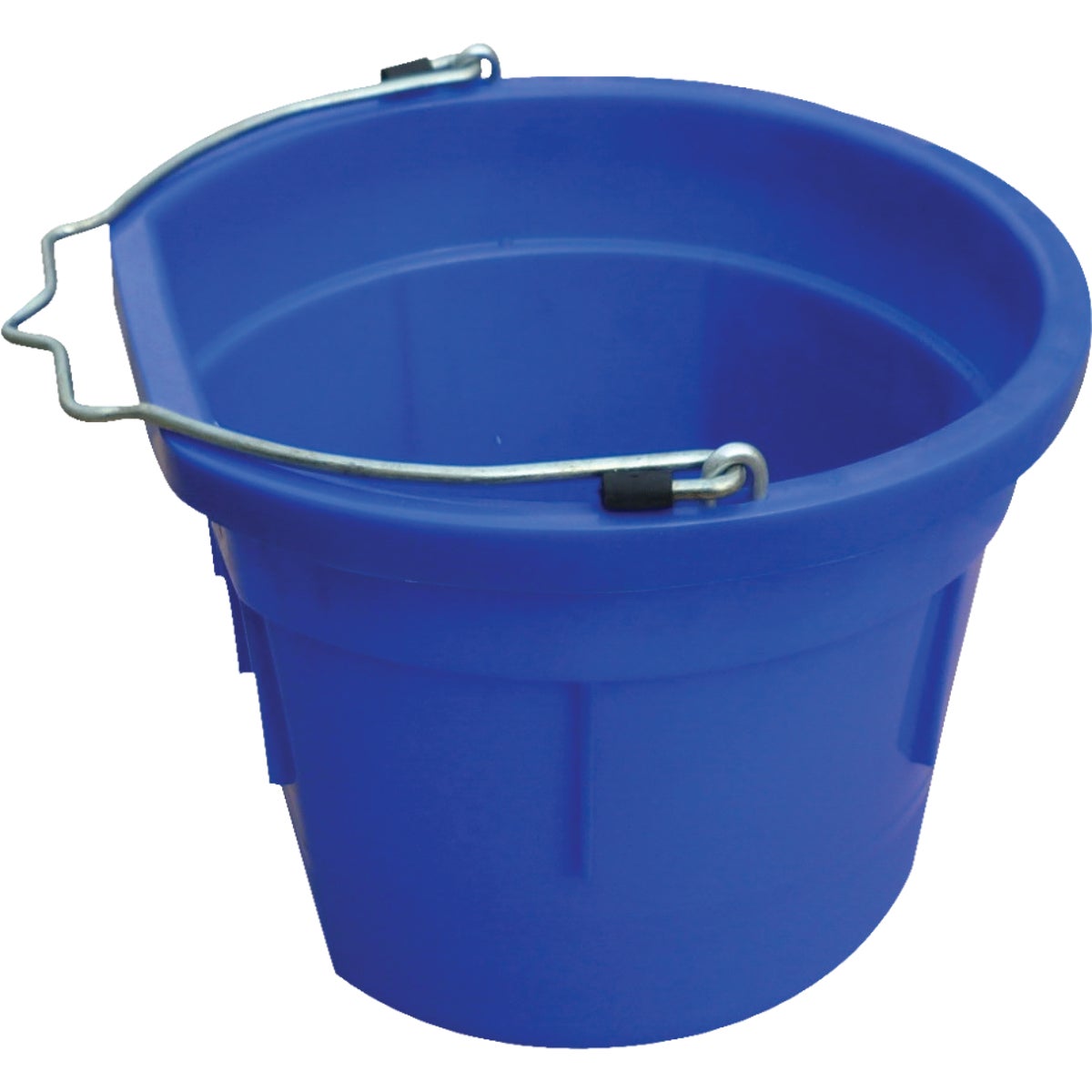 Master Rancher 8 Qt. Blue Resin Flat Sided Utility Bucket