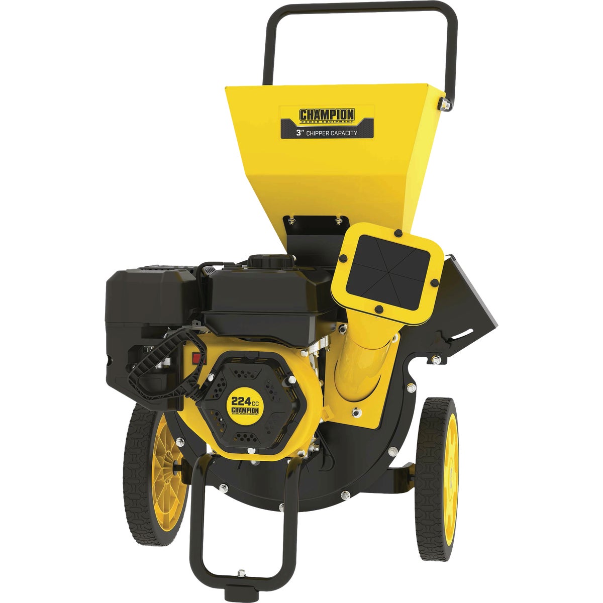 Champion 3 In. Portable Chipper-Shredder with Collection Bag
