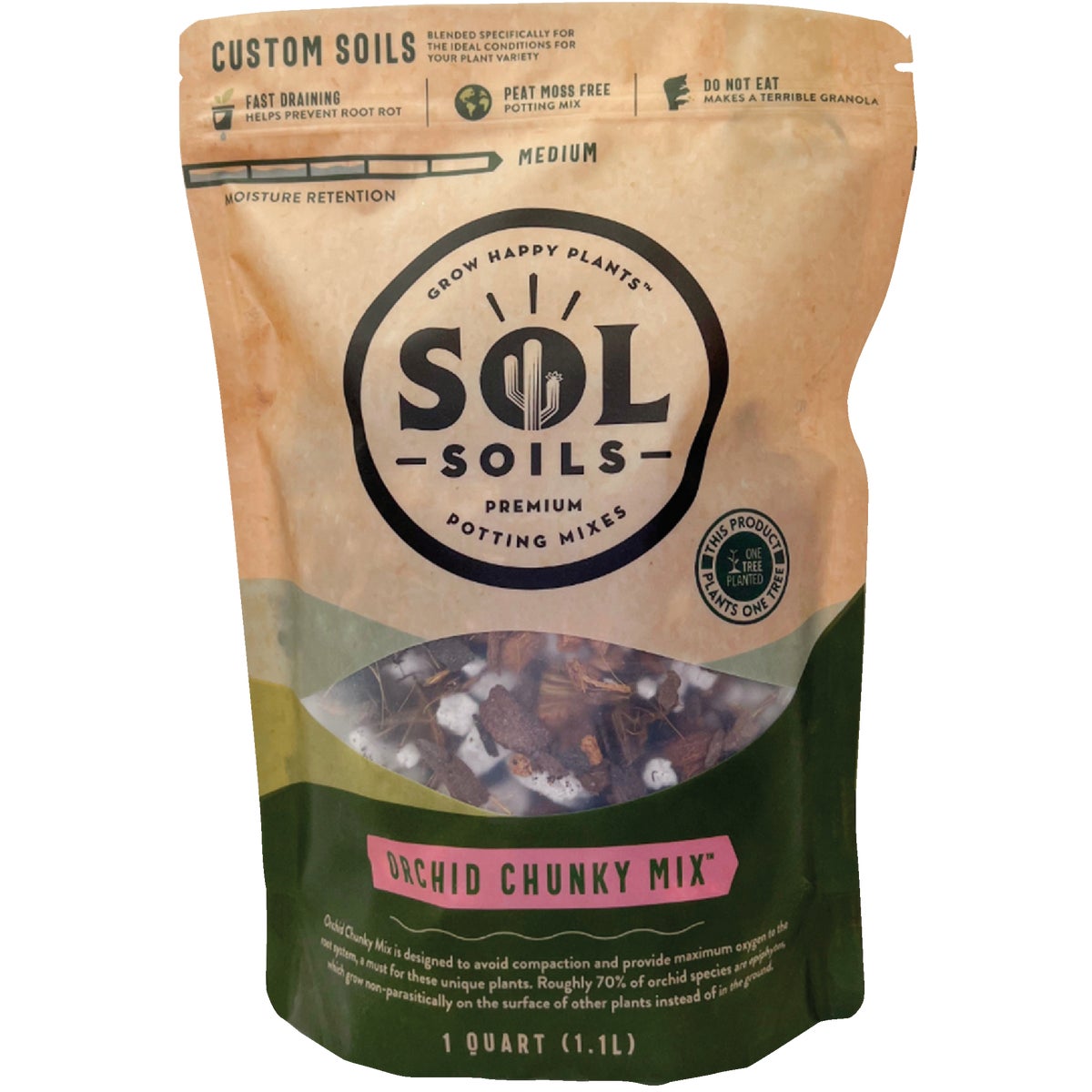 Sol Soils 1 Qt. Orchid Chunky Mix