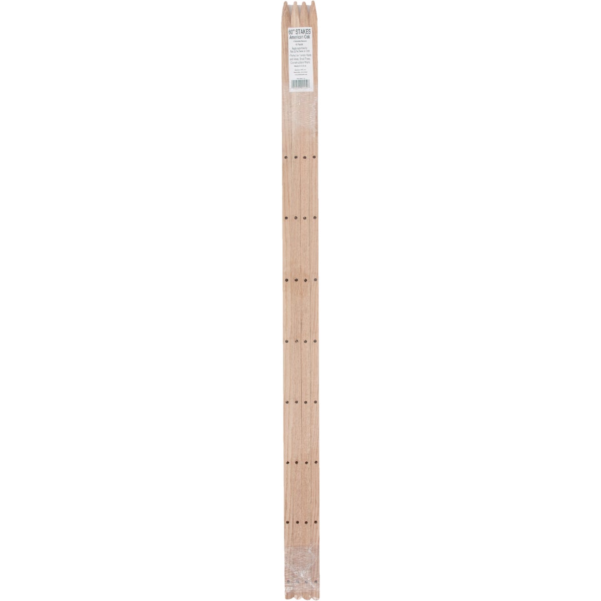 Madison Mill 60 In. Oak Wood Plant Stake (4-Pack) Image 2