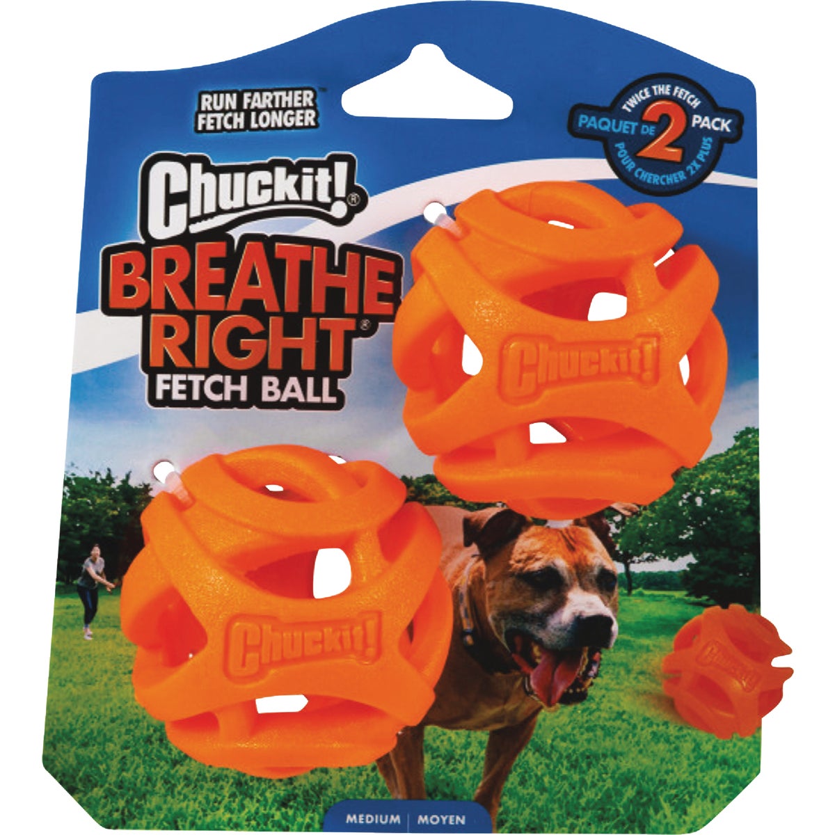 Chuckit Breathe Right Medium Ball (2-Pack) Image 1