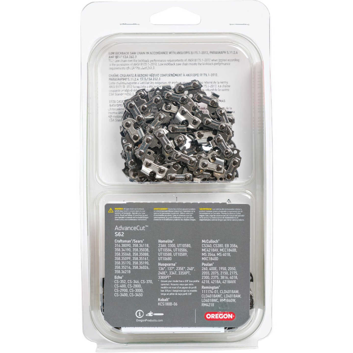 Oregon AdvanceCut 18 In. 62-Link Chainsaw Chain (2-Pack) Image 7