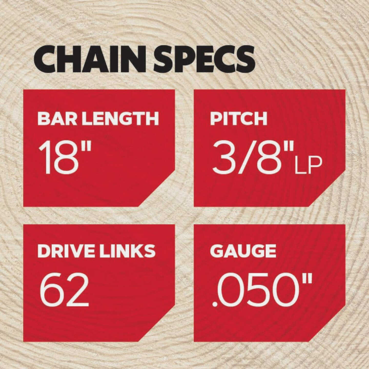 Oregon AdvanceCut 18 In. 62-Link Chainsaw Chain (2-Pack) Image 5