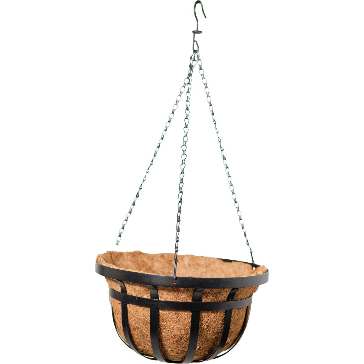 Green Thumb 14 In. Black Decorative Hanging Plant Basket
