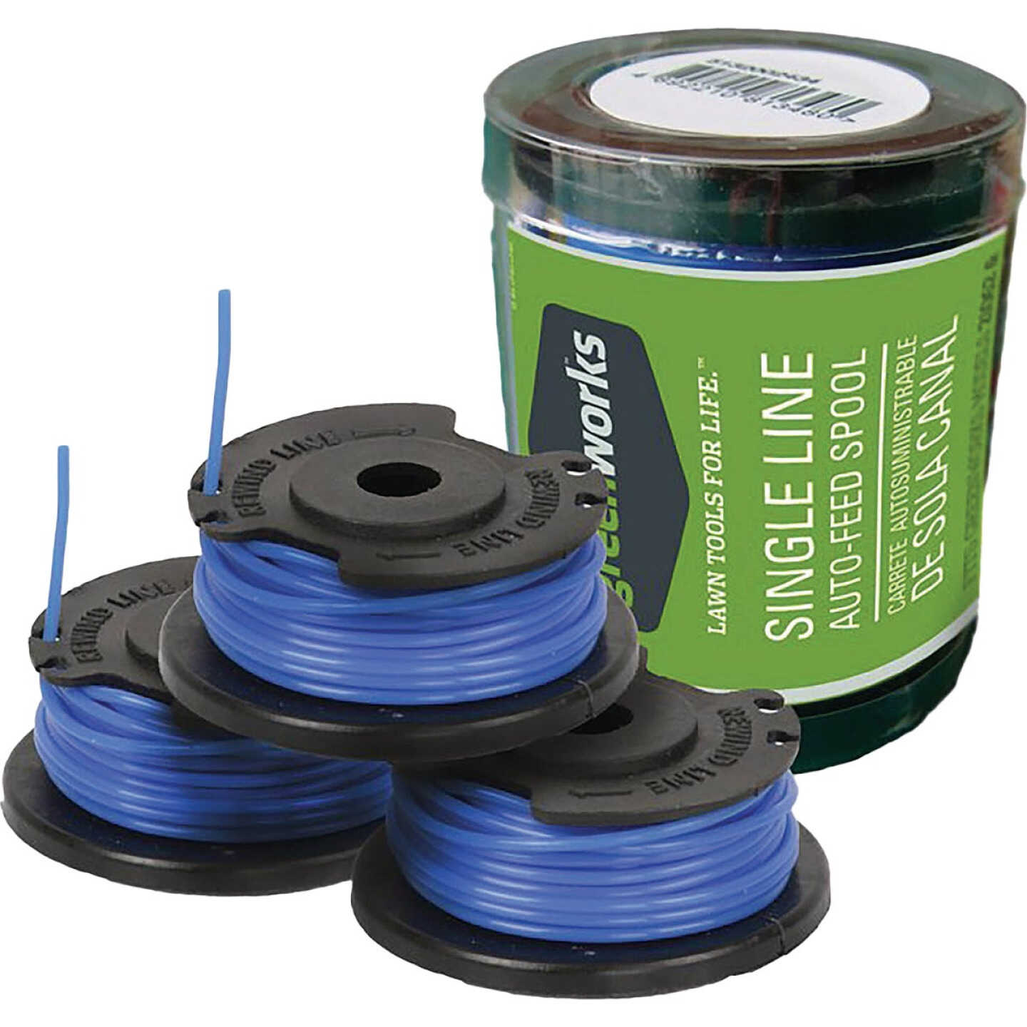 Greenworks 0.065 Line Trimmer Line Spool (3-Pack) Image 1